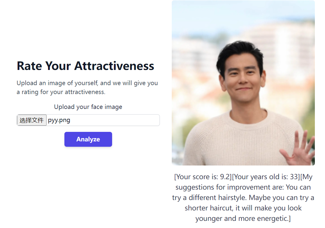 Attractiveness Rating Example